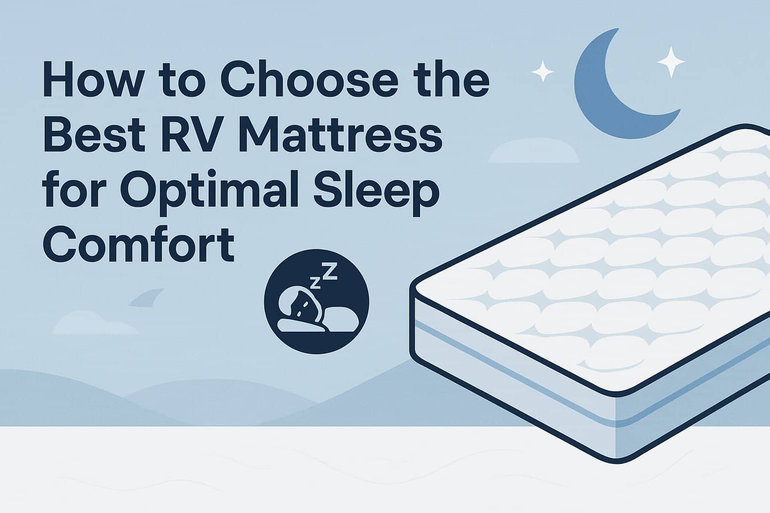 How to Choose the Best RV Mattress for The Most Comfortable Sleep